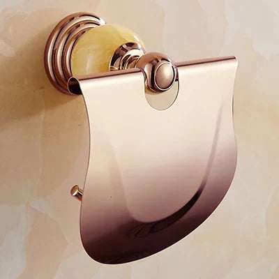 Mensola per Asciugamani in Ottone Vintage con Porta Sapone Accessorio da Bagno in Metallo