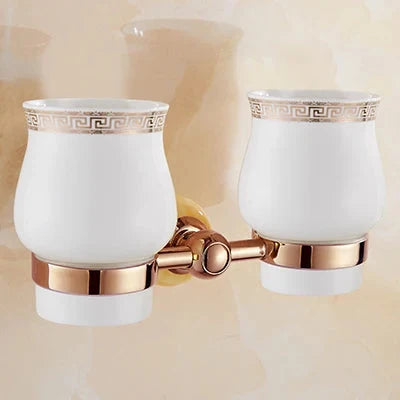 Mensola per Asciugamani in Ottone Vintage con Porta Sapone Accessorio da Bagno in Metallo