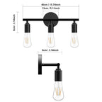 Lampada da Parete Vintage Specchio da Bagno Lampada Moderna Luce da Parete Interna