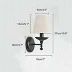 Applique murale LED rustico design campagna chic