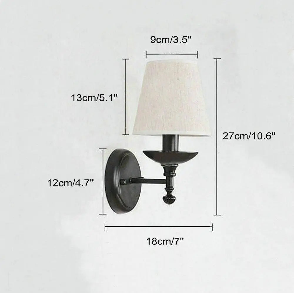 Applique murale LED rustico design campagna chic