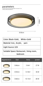 Ecco il nuovo titolo:

Lampade da soffitto Lampada da camera Design minimalista nordico Illuminazione