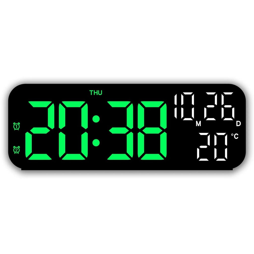 VOXSYNC – Orologio Digitale LED con Controllo Vocale e Display della Temperatura