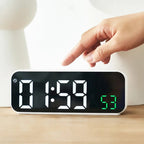 VOXSYNC – Orologio Digitale LED con Controllo Vocale e Display della Temperatura