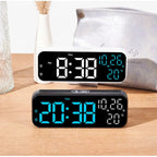VOXSYNC – Orologio Digitale LED con Controllo Vocale e Display della Temperatura