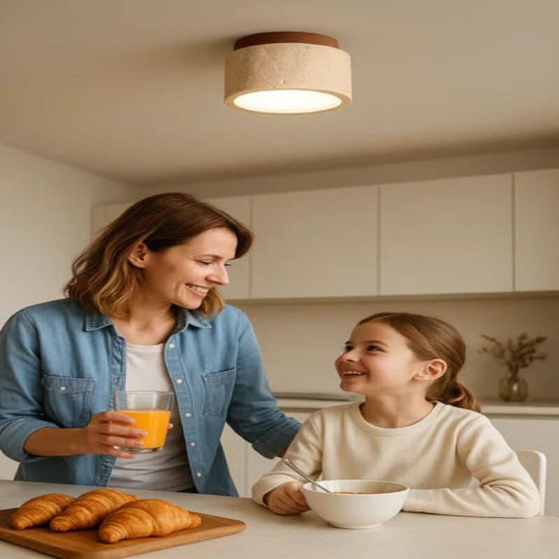 WABILIGHT – Lampada LED in Legno per un'Ambiente Sereno