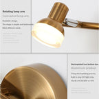 Lampade da Parete LED Rotabili Applique Vintage