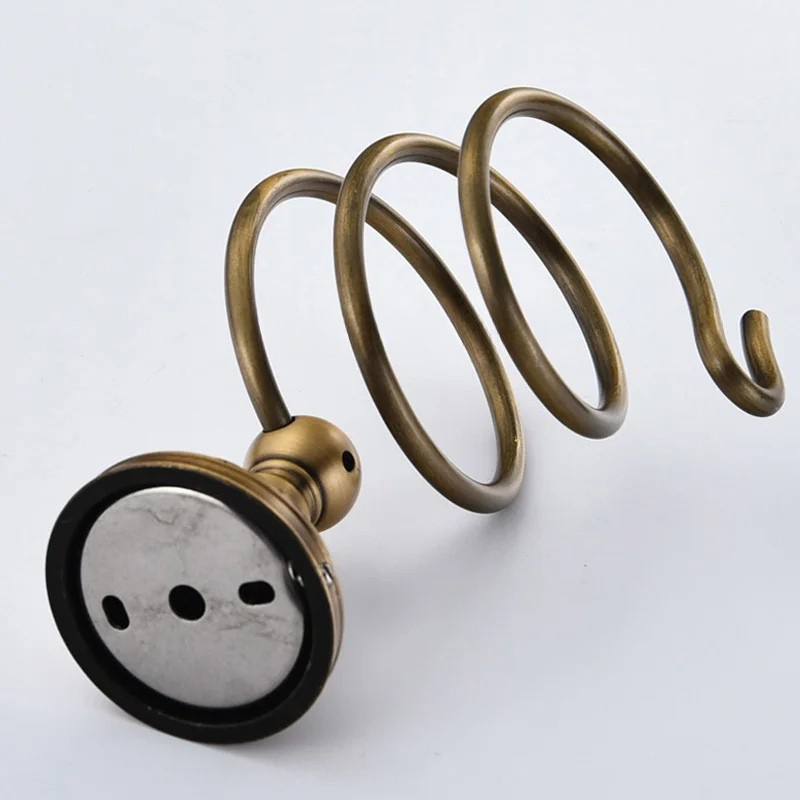 Supporto per Phon da Parete in Alluminio, Rack di Stoccaggio per Bagno Resistente alla Ruggine