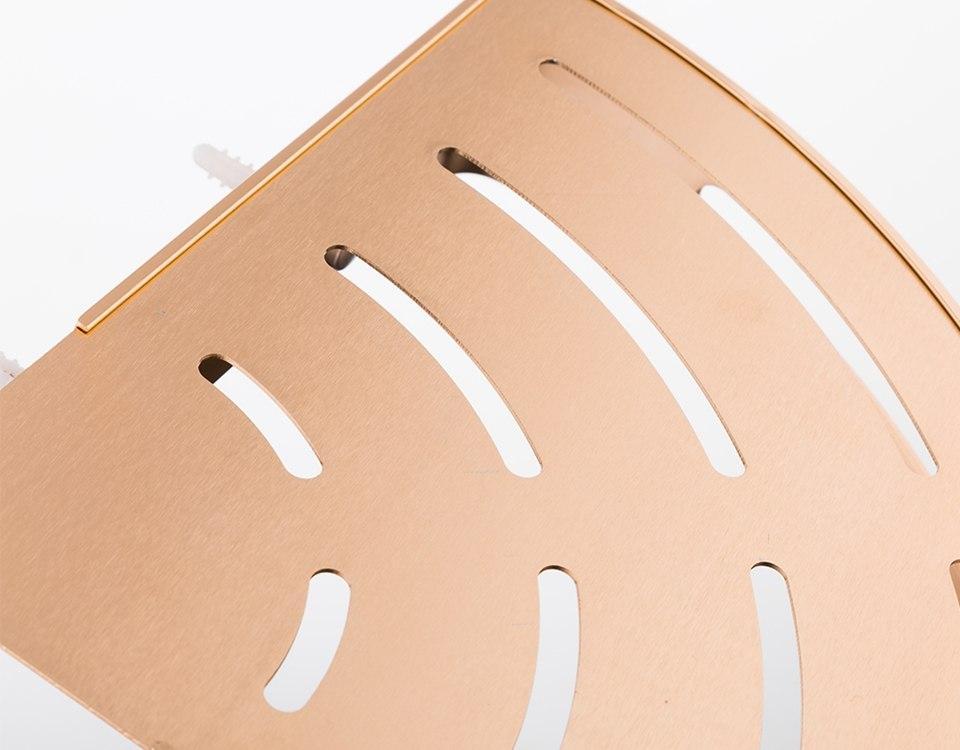 Mensola Angolare per Doccia da Montare a Parete Accessorio per Bagno