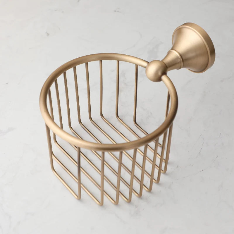 Accessori da Bagno da Muro Gancio in Ottone Porta Asciugamani Portarotolo