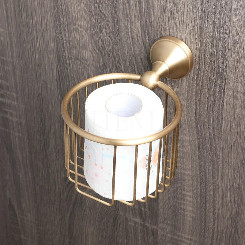 Accessori da Bagno da Muro Gancio in Ottone Porta Asciugamani Portarotolo