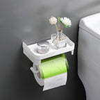 Supporto per carta igienica da parete, scaffale per bagno, accessorio