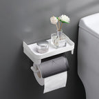 Supporto per carta igienica da parete, scaffale per bagno, accessorio