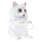 Porta Rotolo di Carta Igienica da Parete in Resina a Forma di Gatto Adorabile