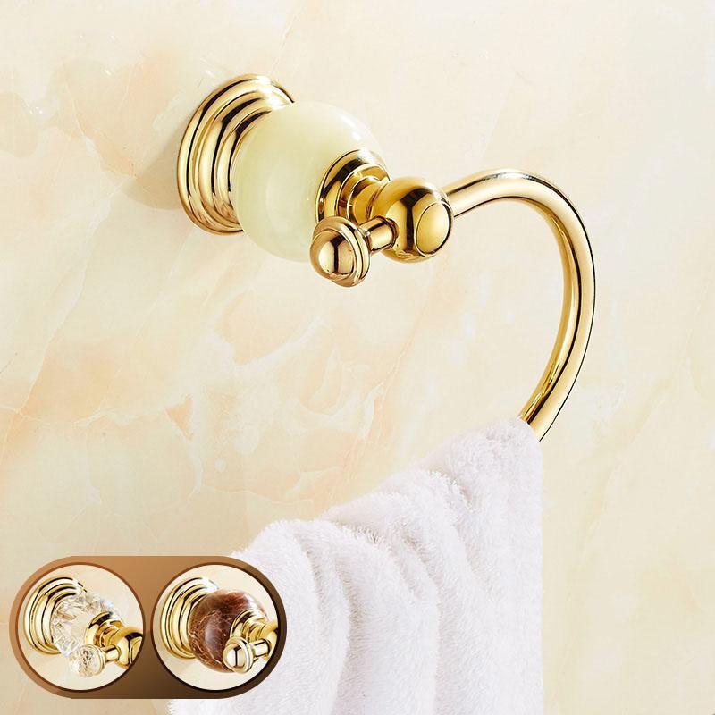 Supporto per Asciugamani Semicircolare da Parete Accessorio per Bagno