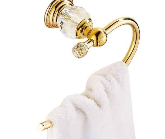 Supporto per Asciugamani Semicircolare da Parete Accessorio per Bagno