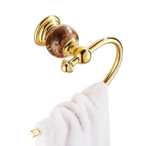 Supporto per Asciugamani Semicircolare da Parete Accessorio per Bagno