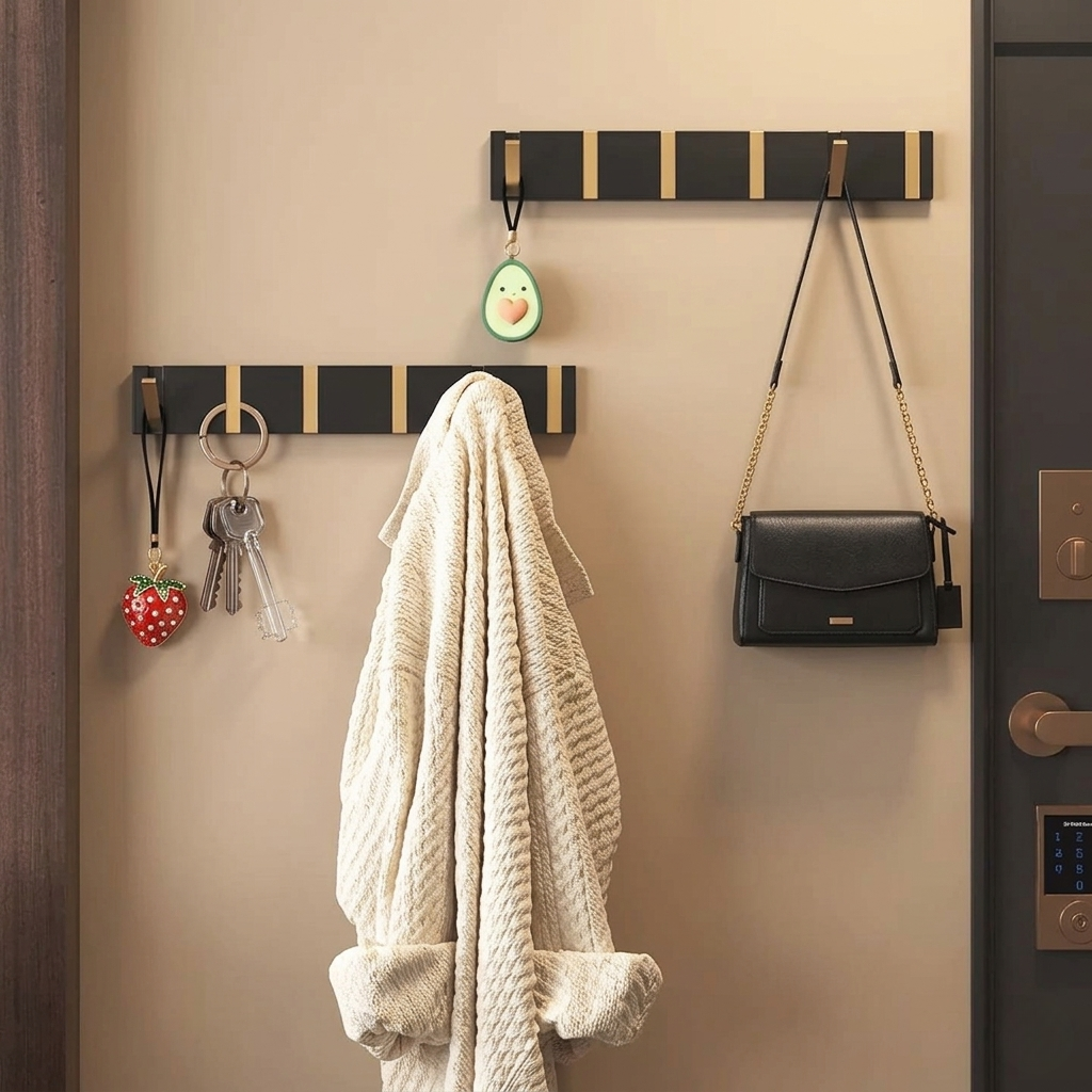 Appendiabiti da Parete Moderno in Acciaio Inossidabile