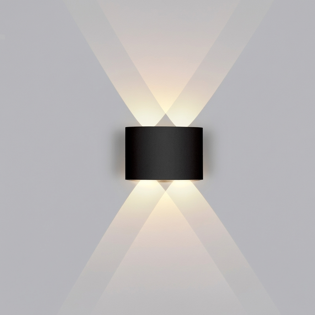 Applique LED da Esterno Impermeabile in Alluminio Design Moderno per Giardino e Ingresso