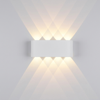 Applique LED da Esterno Impermeabile in Alluminio Design Moderno per Giardino e Ingresso