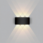 Applique LED da Esterno Impermeabile in Alluminio Design Moderno per Giardino e Ingresso