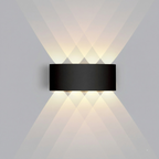 Applique LED da Esterno Impermeabile in Alluminio Design Moderno per Giardino e Ingresso