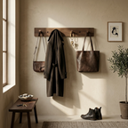 Appendiabiti da Parete Moderno Design Elegante con Ganci per Ingresso