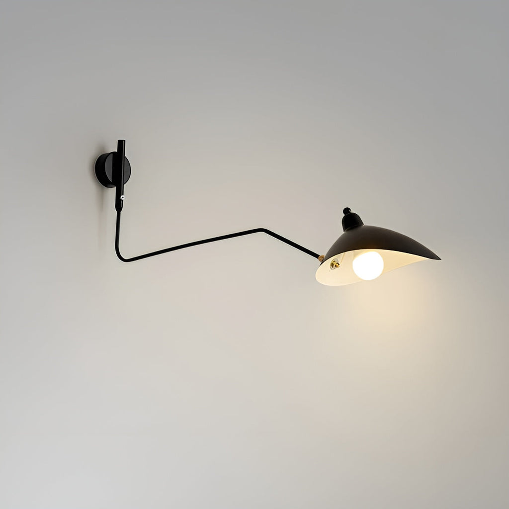 Applique con braccio snodato – Design elegante e senza tempo per camera da letto e ufficio