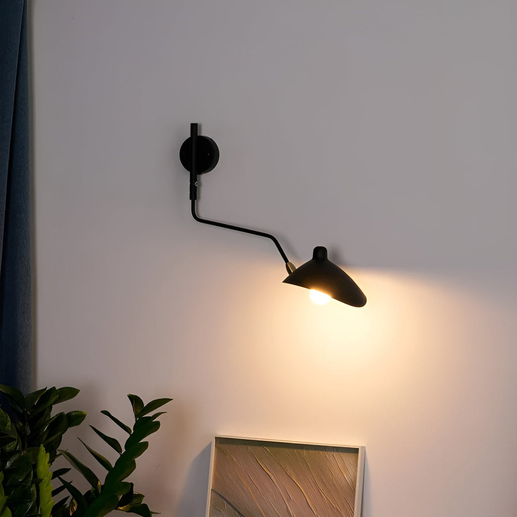 Applique con braccio snodato – Design elegante e senza tempo per camera da letto e ufficio