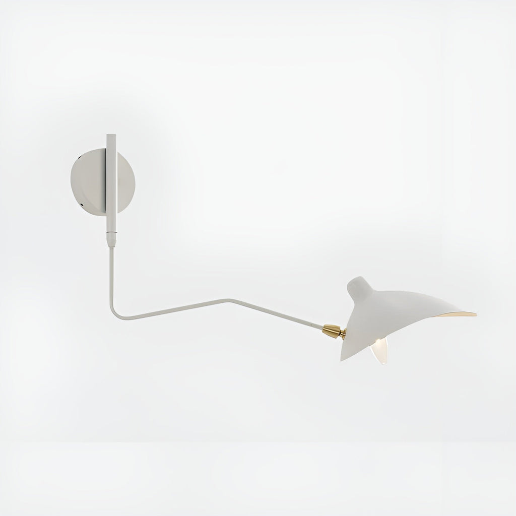 Applique con braccio snodato – Design elegante e senza tempo per camera da letto e ufficio