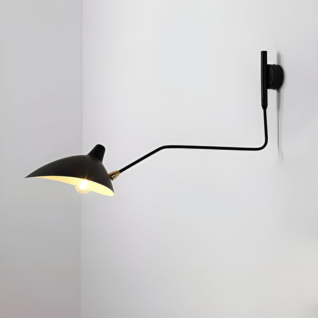 Applique con braccio snodato – Design elegante e senza tempo per camera da letto e ufficio