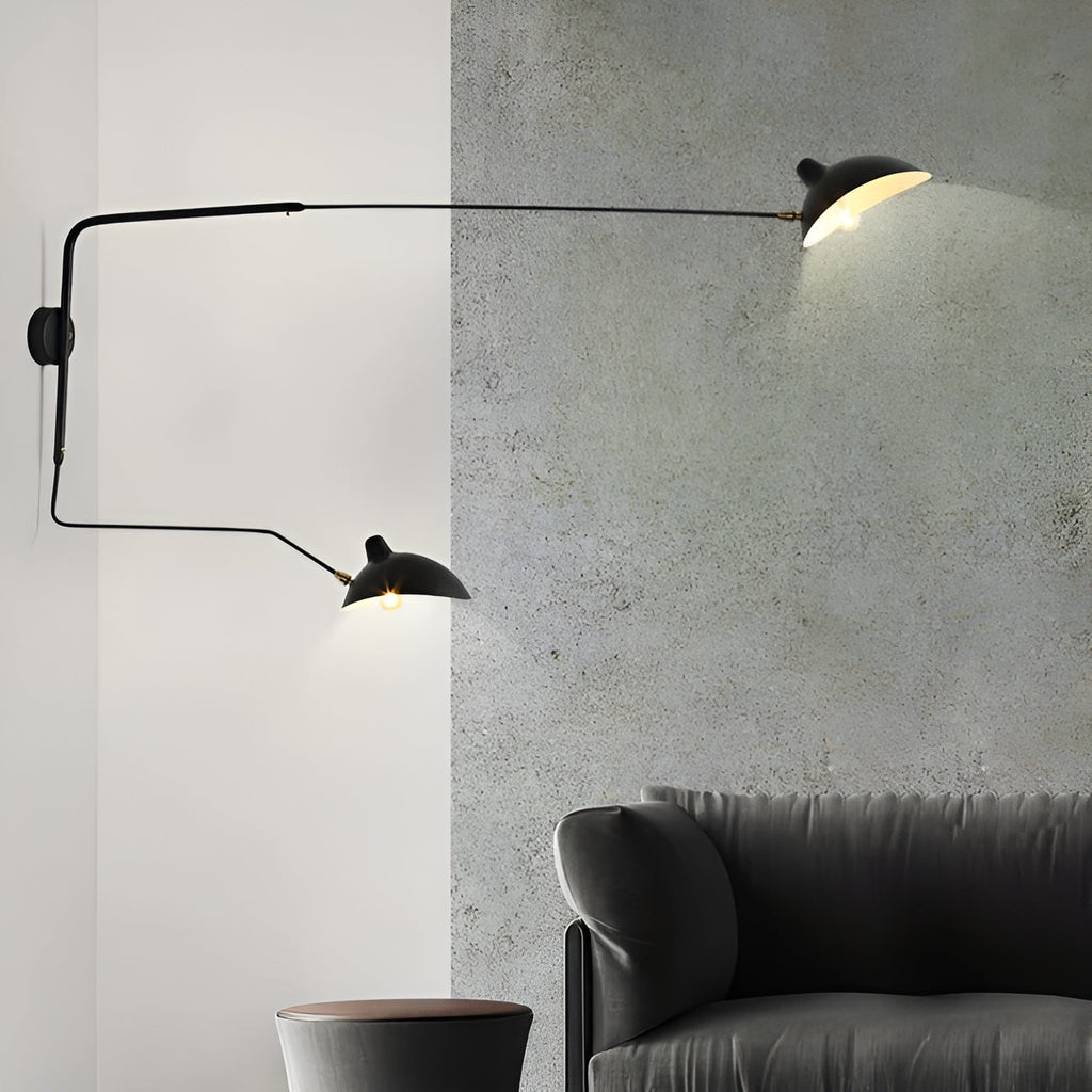 Applique con braccio snodato – Design elegante e senza tempo per camera da letto e ufficio
