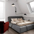 Applique con braccio snodato – Design elegante e senza tempo per camera da letto e ufficio