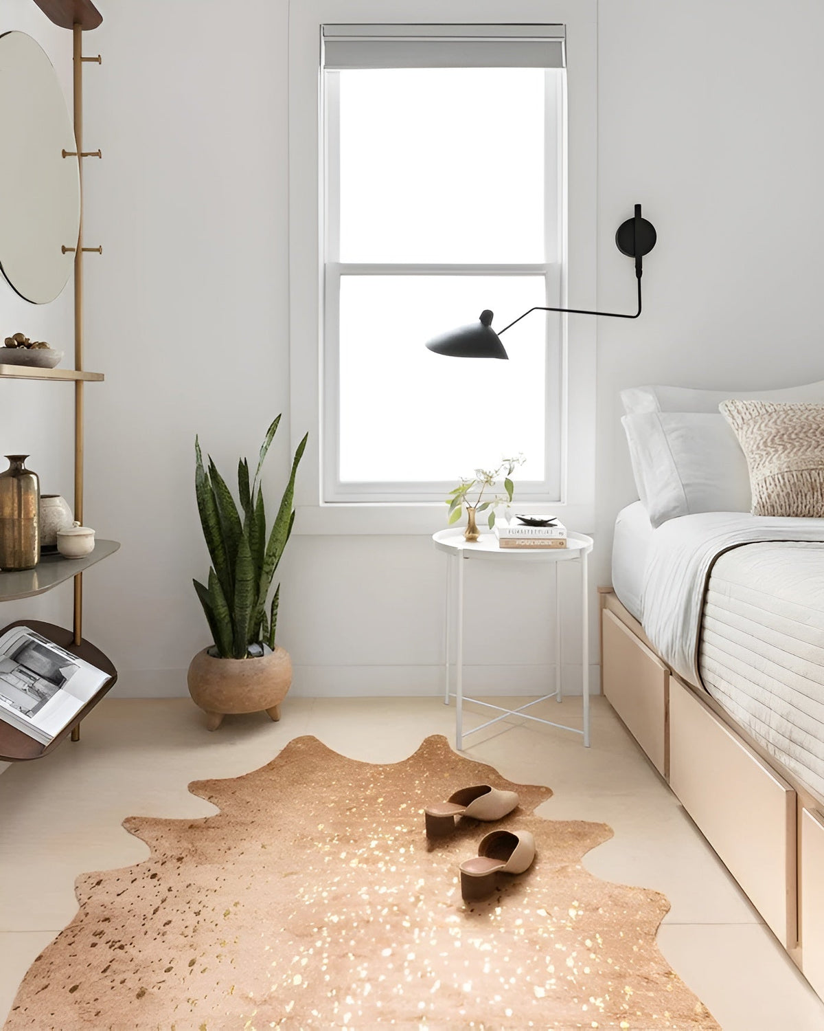 Applique con braccio snodato – Design elegante e senza tempo per camera da letto e ufficio
