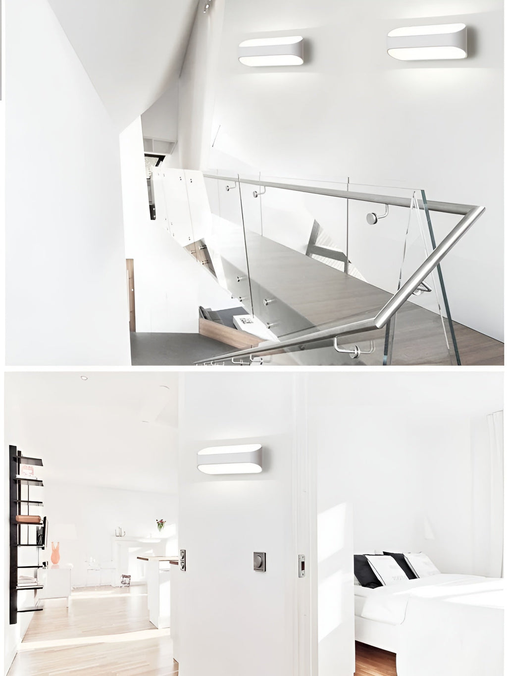 Applique con Luce Calda – Illuminazione LED Moderna | Ideale per Soggiorno e Camera da Letto