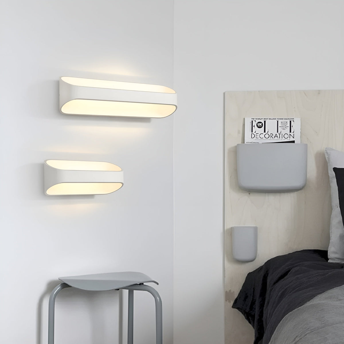Applique con Luce Calda – Illuminazione LED Moderna | Ideale per Soggiorno e Camera da Letto