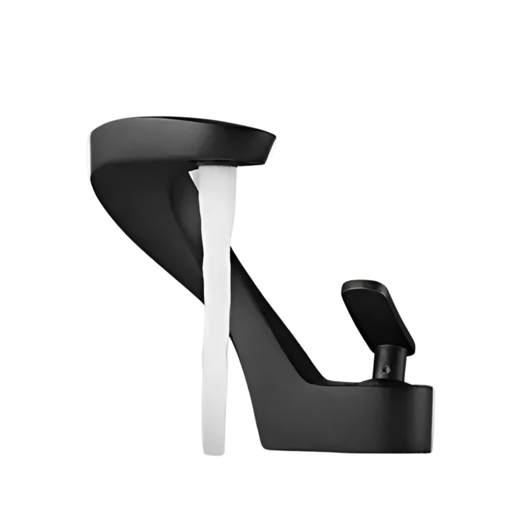 Rubinetto per lavabo con cascata – Moderno ed Elegante | Miscelatore in ottone cromato per bagno acqua calda e fredda
