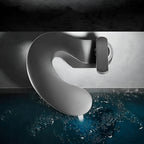 Rubinetto per lavabo con cascata – Moderno ed Elegante | Miscelatore in ottone cromato per bagno acqua calda e fredda