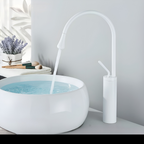 Rubinetto da lavabo in finitura spazzolata – Rubinetto monocomando, miscelatore caldo-freddo, rubinetto in ottone per la zona giorno