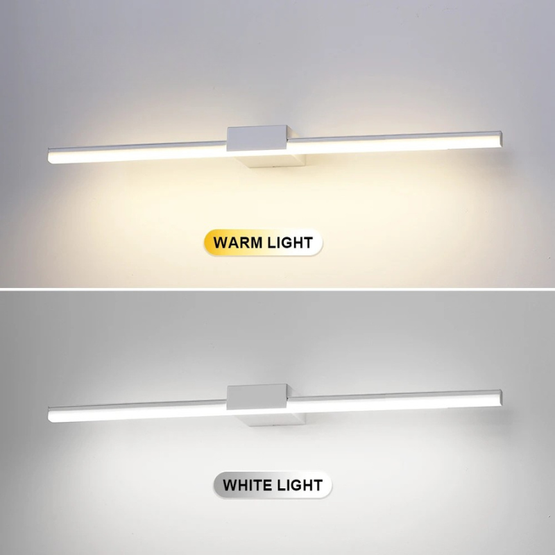 Applique a Specchio LED Moderno in Alluminio Impermeabile da Muro