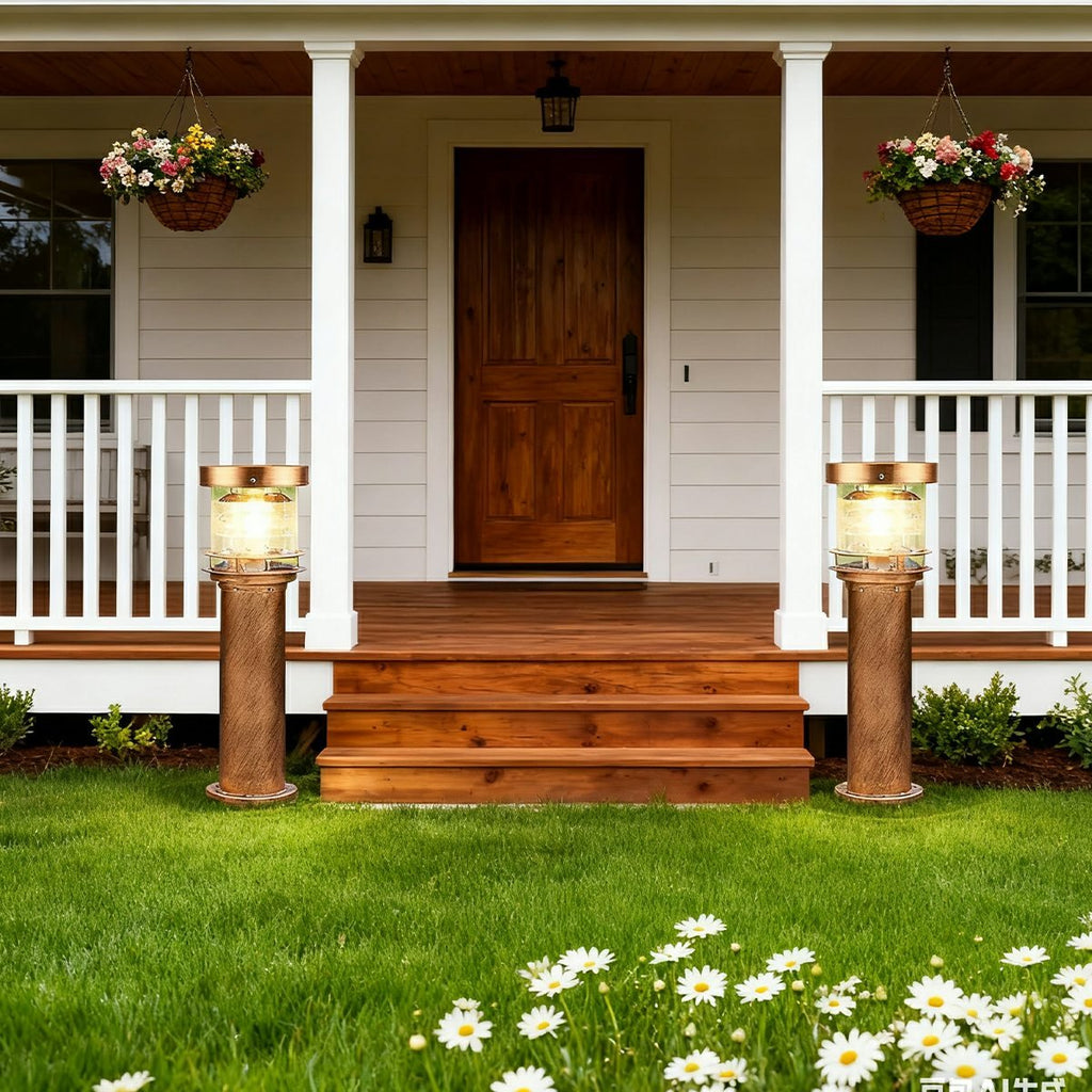 Oriva | Moderno Faro da Giardino LED da Esterno con Design Impermeabile IP65 per Sentieri e Patii
