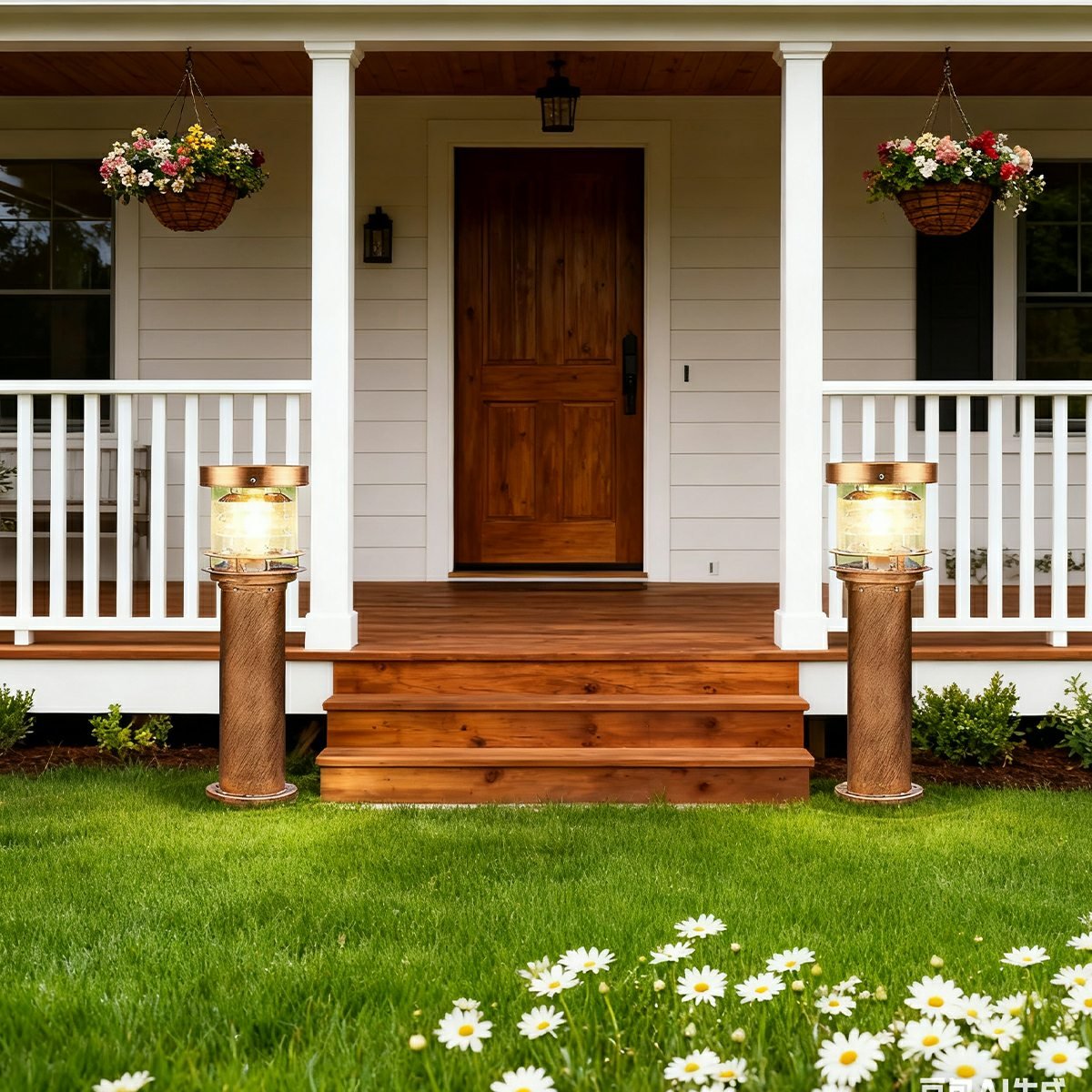 Oriva | Moderno Faro da Giardino LED da Esterno con Design Impermeabile IP65 per Sentieri e Patii