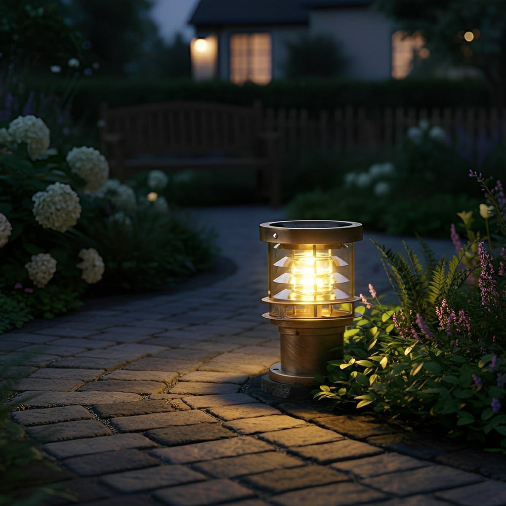 Oriva | Moderno Faro da Giardino LED da Esterno con Design Impermeabile IP65 per Sentieri e Patii
