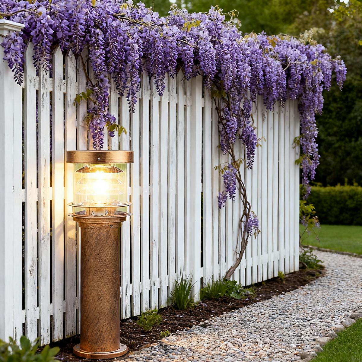 Oriva | Moderno Faro da Giardino LED da Esterno con Design Impermeabile IP65 per Sentieri e Patii