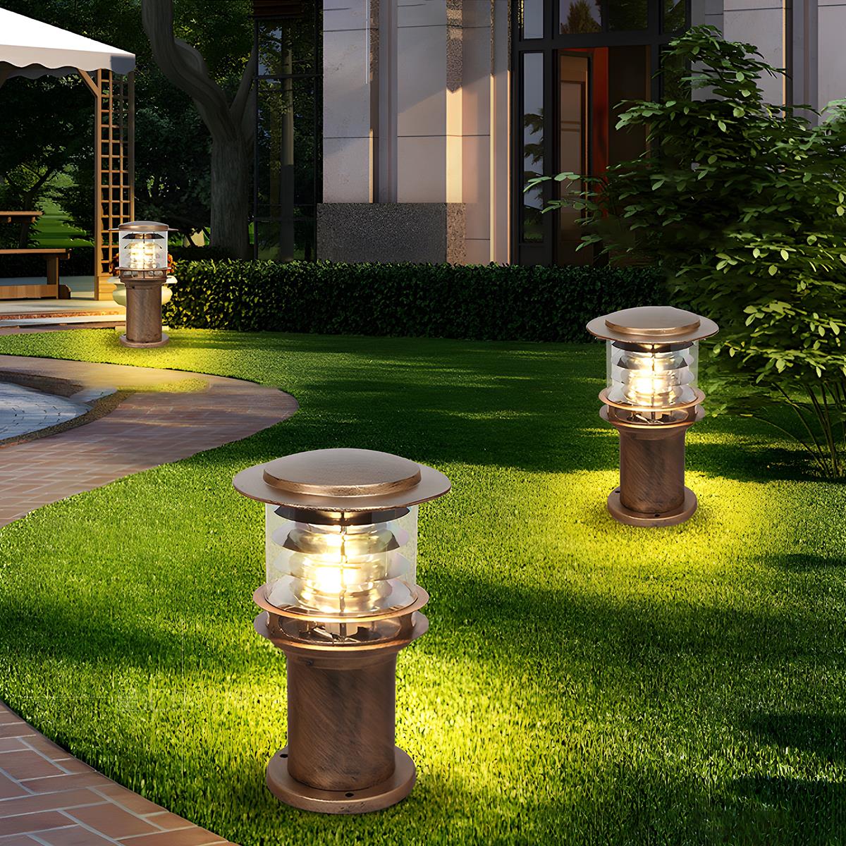 Oriva | Moderno Faro da Giardino LED da Esterno con Design Impermeabile IP65 per Sentieri e Patii