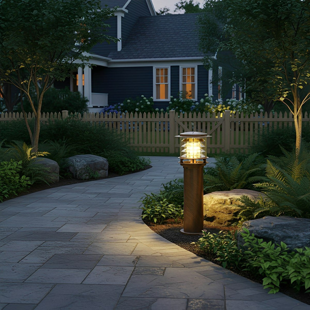 Oriva | Moderno Faro da Giardino LED da Esterno con Design Impermeabile IP65 per Sentieri e Patii