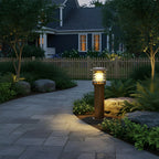 Oriva | Moderno Faro da Giardino LED da Esterno con Design Impermeabile IP65 per Sentieri e Patii