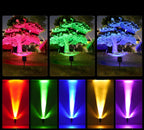 Faretto solare LED multicolore per illuminazione esterna