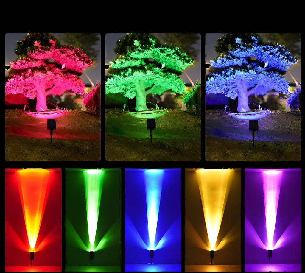 Faro Solare Esterno con Testa Regolabile per Giardino