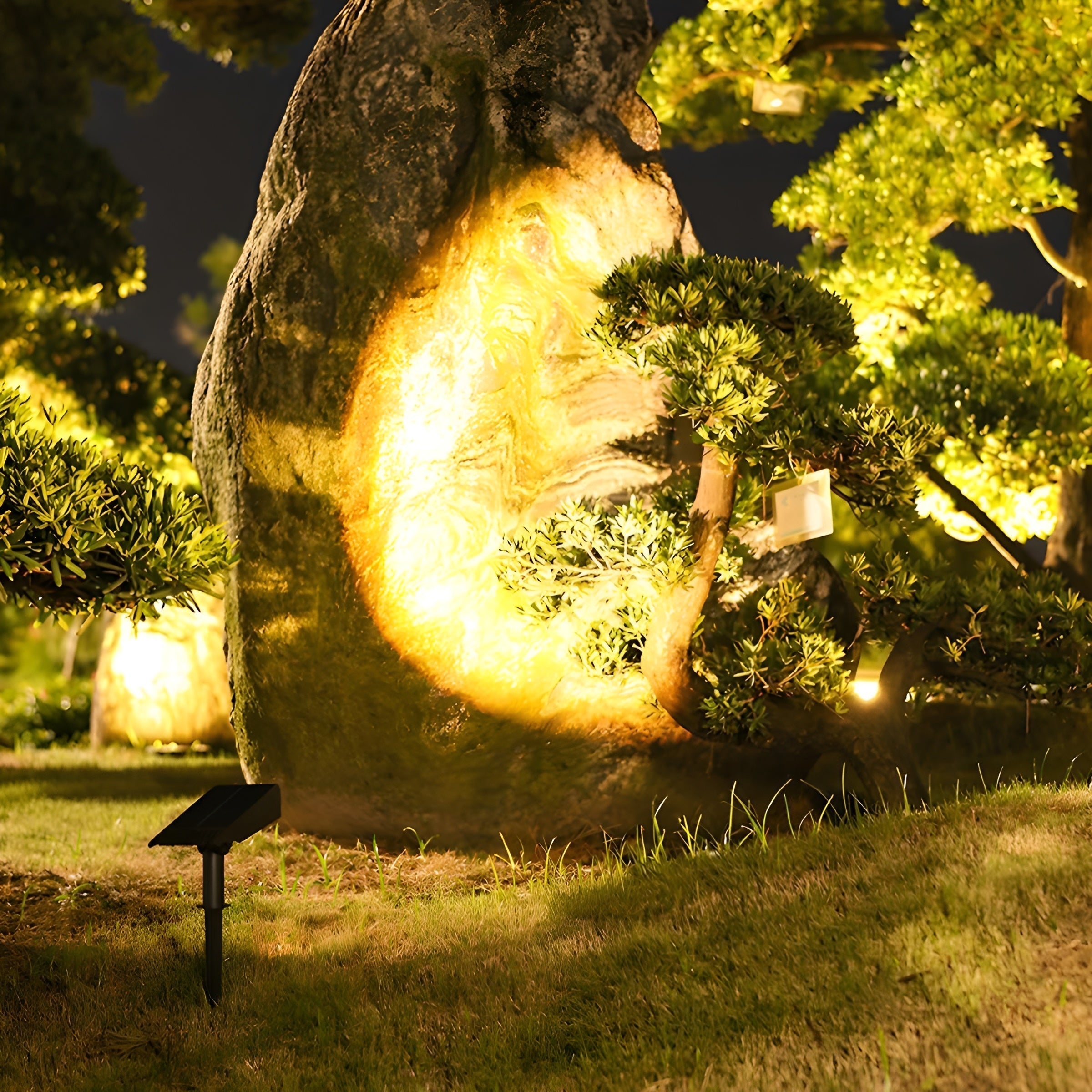 Faro Solare Esterno con Testa Regolabile per Giardino